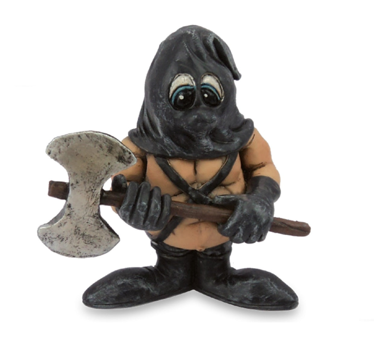 Cavaliere BEUNO in piedi con ascia, 8,5cm, Funny Cavalieri