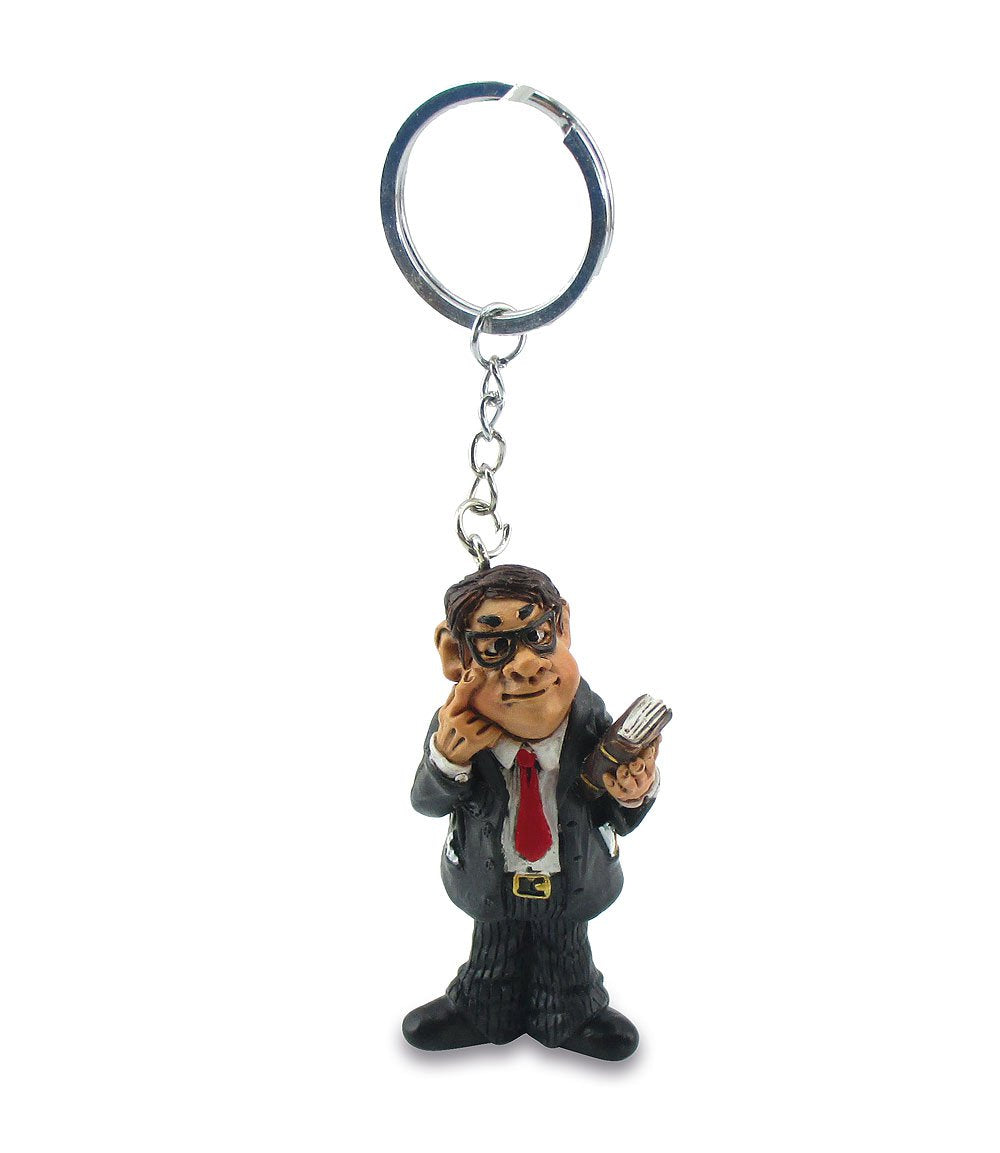 Funny key ring "Avocato", 7.5cm, 12 pieces