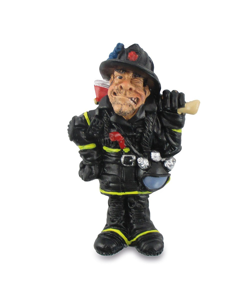 Funny magnet "Fireman", 6.8cm, 12 pieces