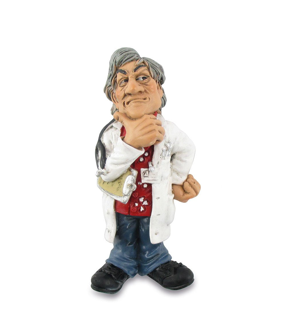 Funny magnet "Doctor", 7.2cm, 12 pieces