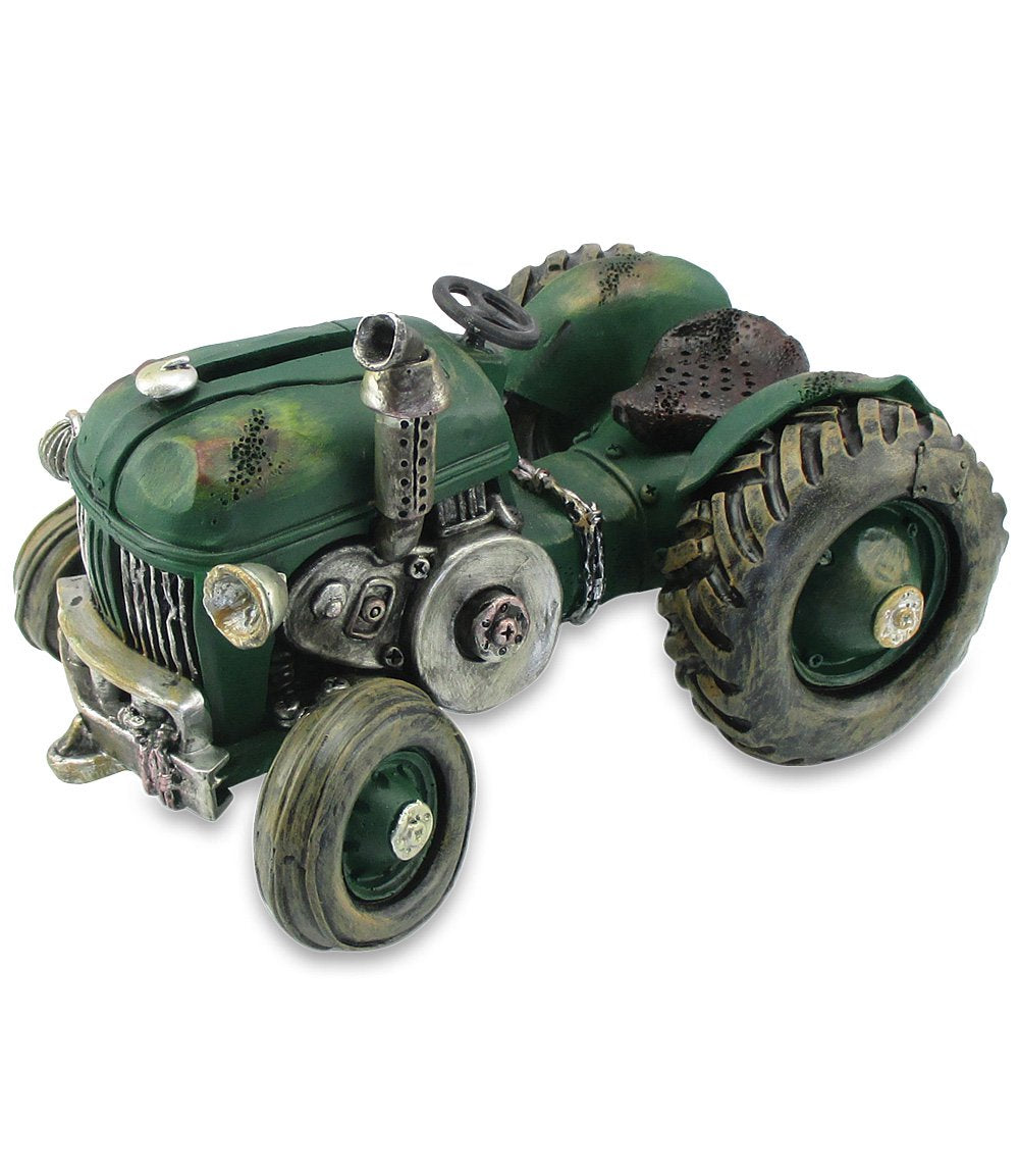 Funny Salvadanaio Trattore d´epoca verde 18cm