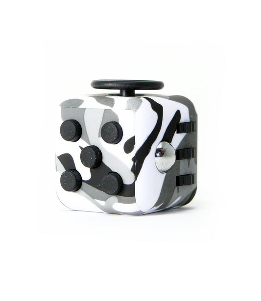 Fidget Cube 3x3 cm LIMITED EDITON Camouflage black/white