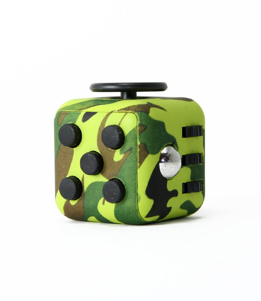 Fidget Cube 3x3 cm LIMITED EDITION Camouflage green