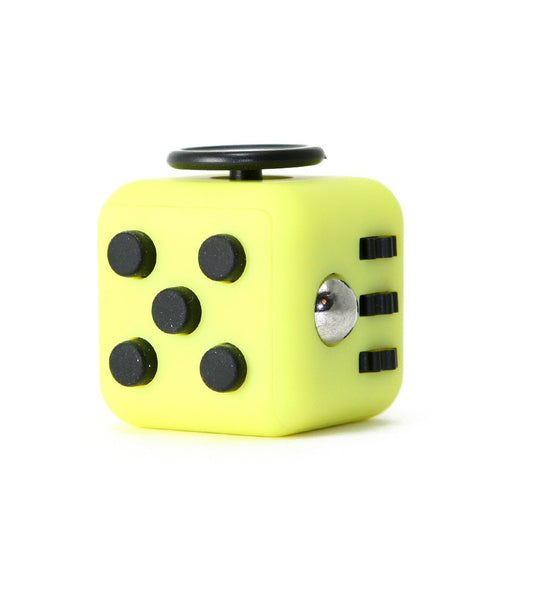 Fidget Cube 3x3 cm COLOR EDITION giallo/nero