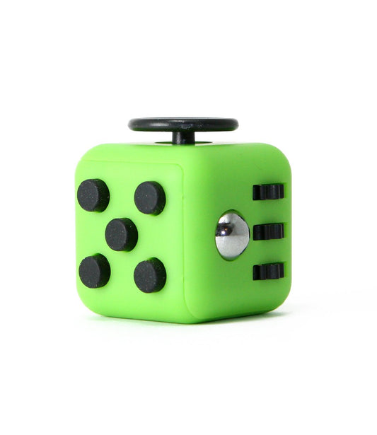 Fidget Cube 3x3 cm COLOR EDITION verde/nero