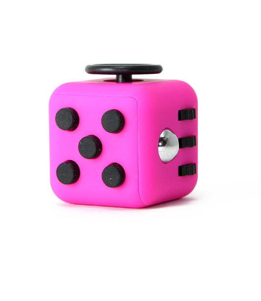 Fidget Cube 3x3 cm COLOR EDITION pink/nero