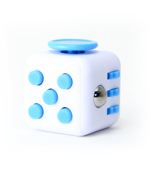 Fidget Cube 3x3 cm CLASSIC bianco/blue