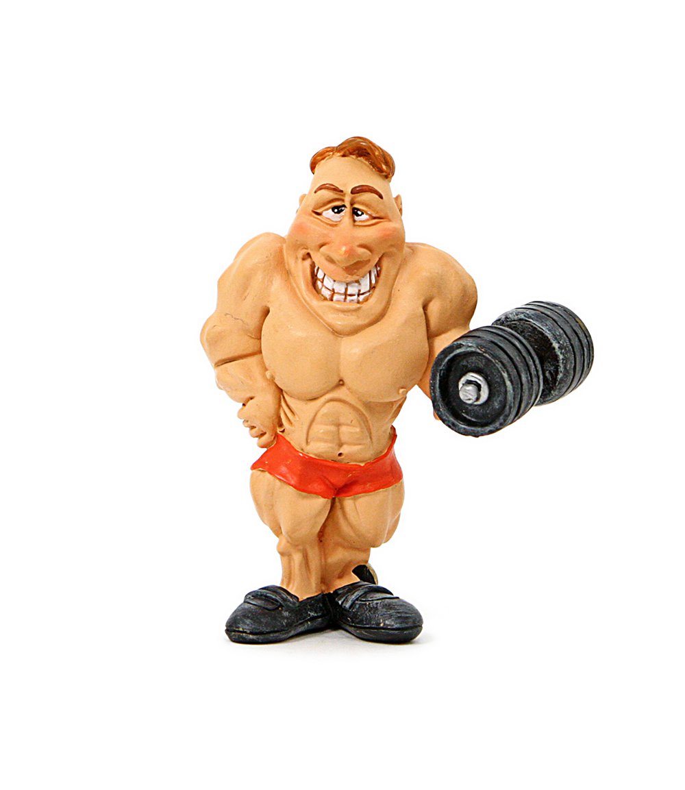Bodybuilder, 8.5cm, Funny Mini Jobs