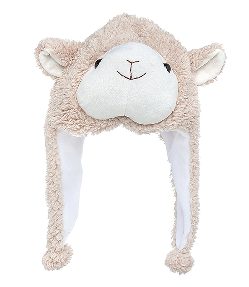 Capello Pelouche Funny PECORA marrone/biancho 30x40cm