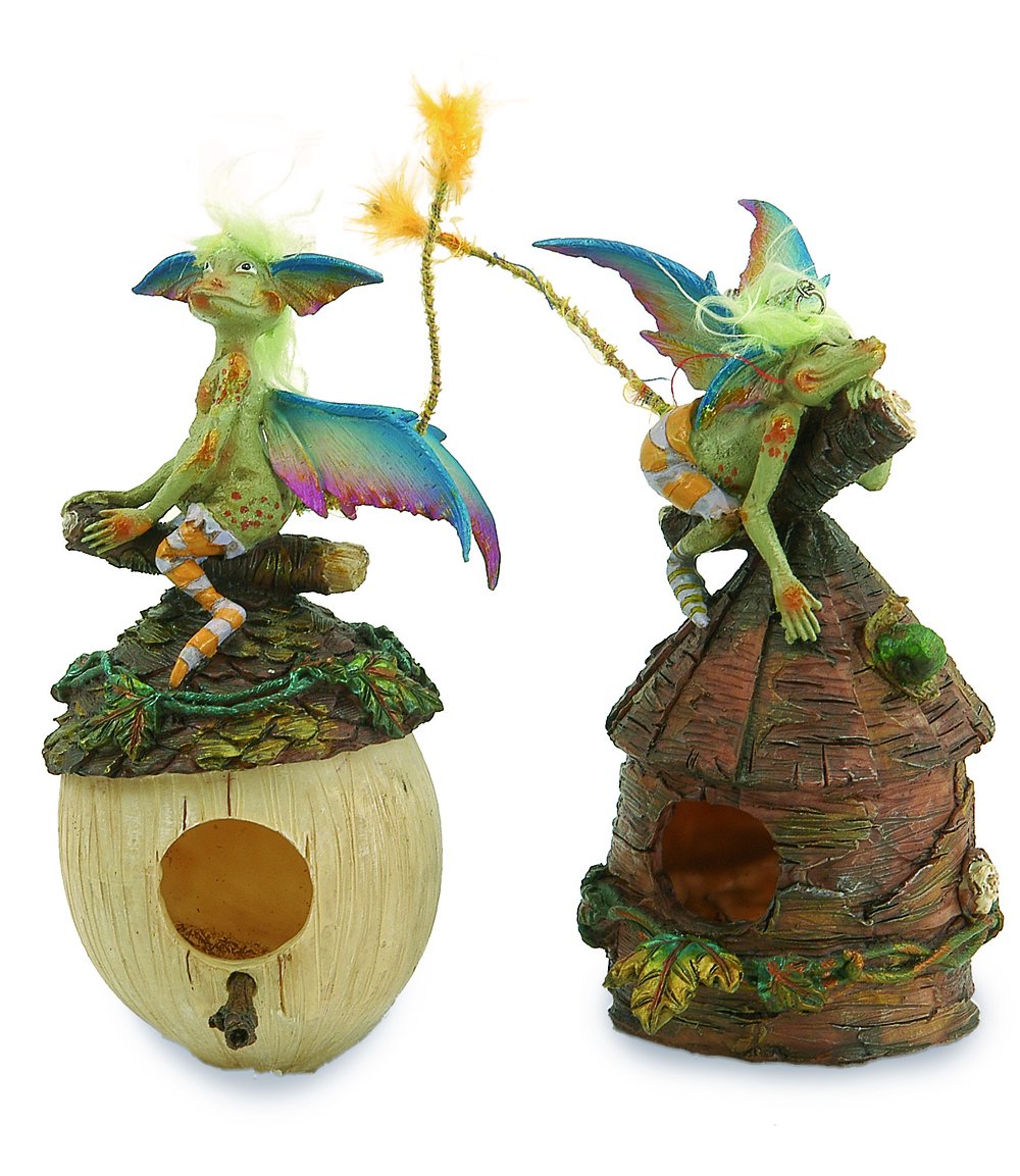 Draghi magici casetta per uccelli, 20cm, 2 pezzi
