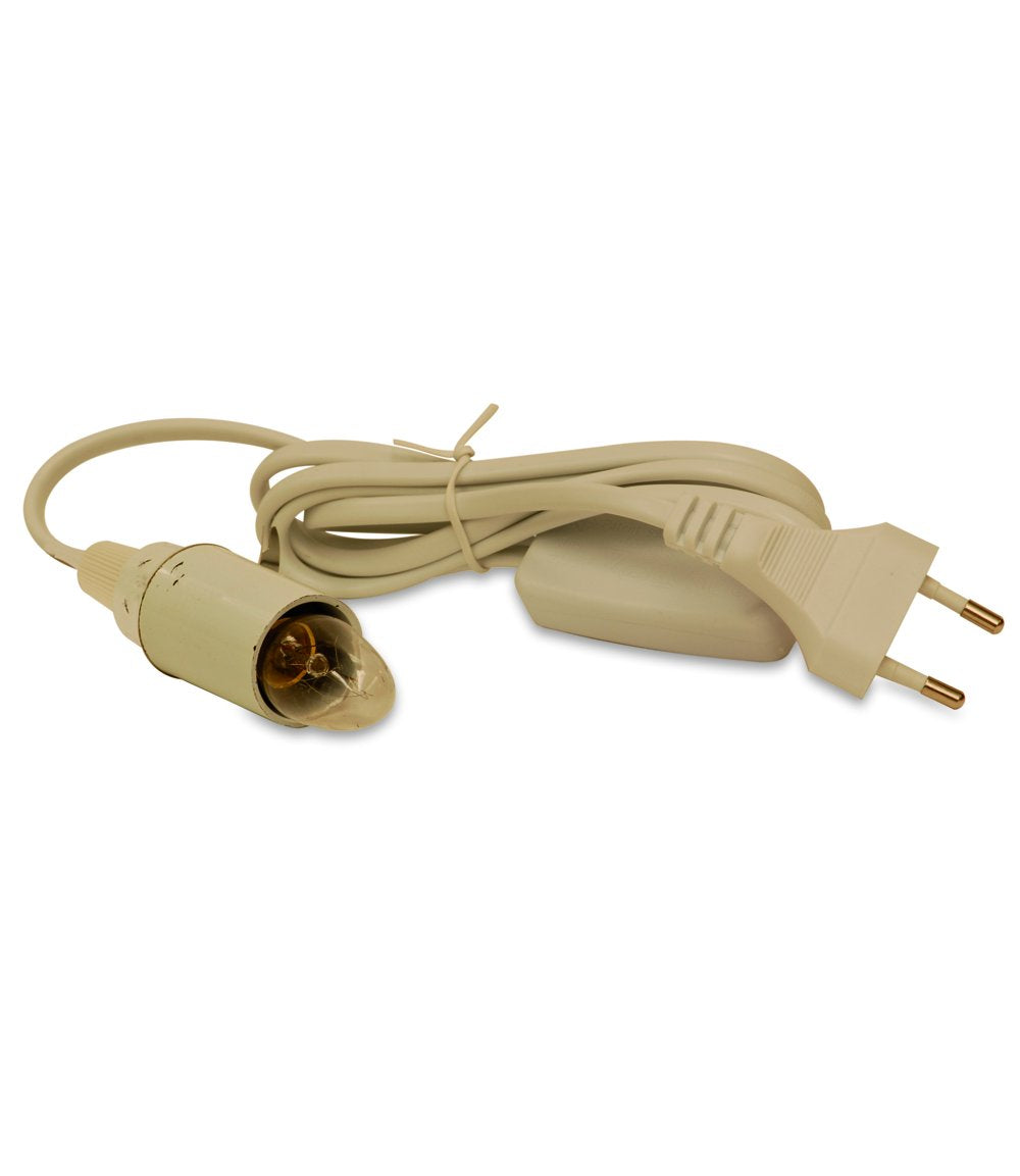 Light with socket for lighting houses or shop windows