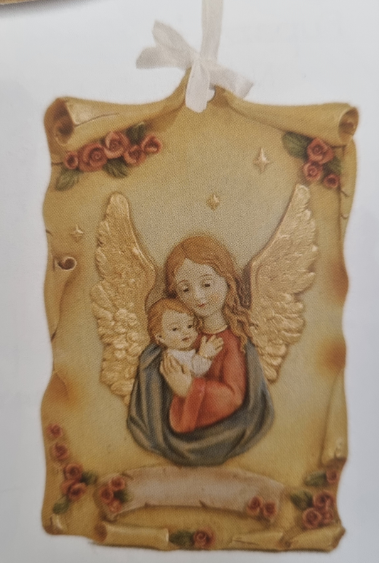 Quardretti marroni " angelo  " 10x15cm assortiti
