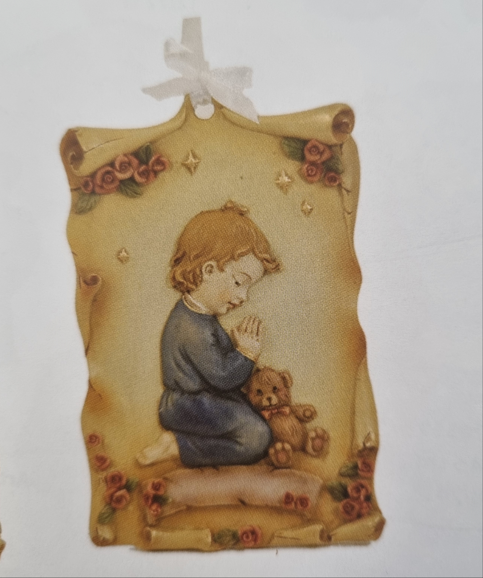 Quardretti marroni "bambino " 10x15cm assortiti