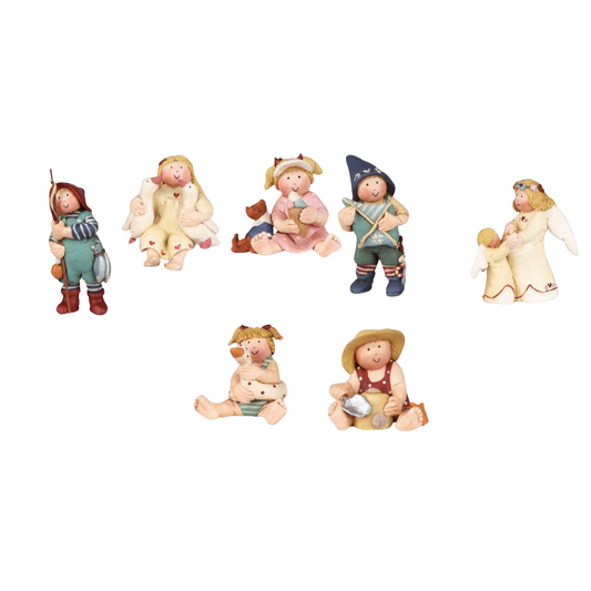 Fortune Folk HAPPY HOLIDAYS 6cm SET 10 pezzi. (10/40)