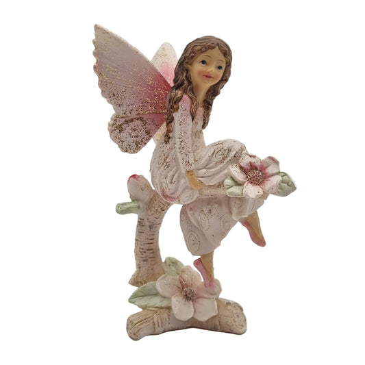 Dream Fairy seduta su ramo 15,5cm
