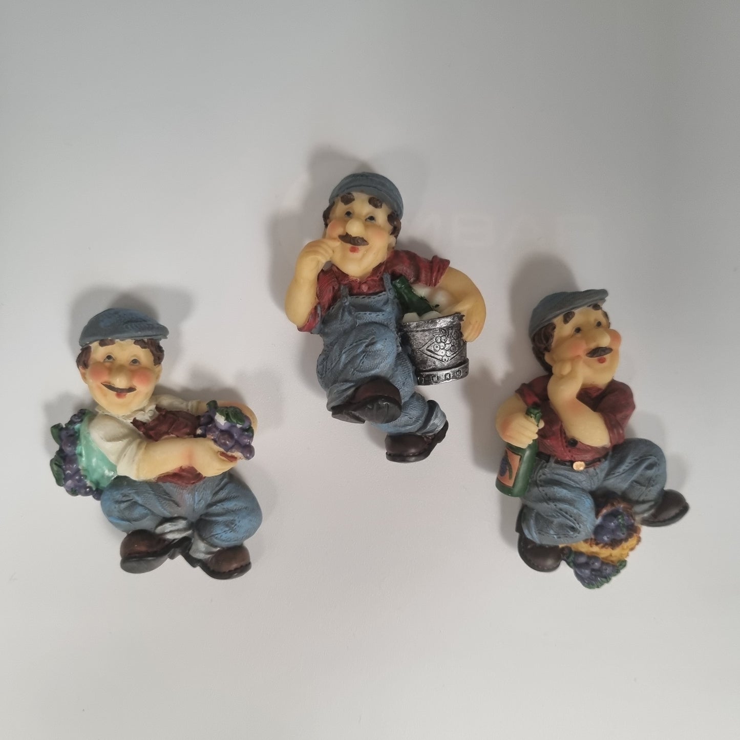 Farmer magnets 8cm 3 assorted