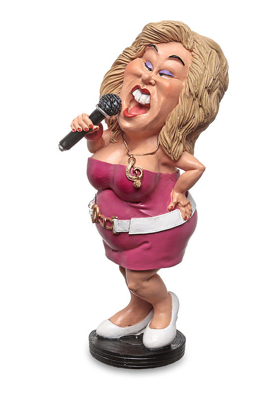 Figura Cantante donna, 19cm, Funny Jobs