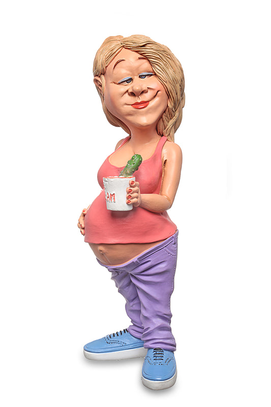 Pregnant Woman Figure, 18.5cm, Funny Jobs
