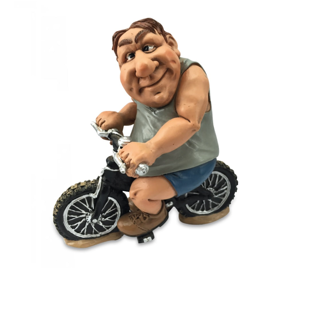 Figura Ciclista over size, 14,5cm, Funny Jobs