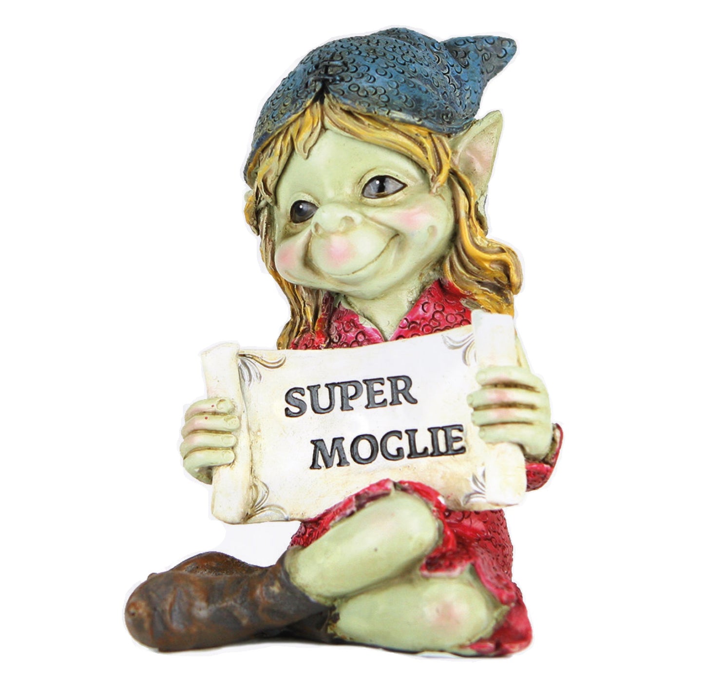 Pixie con Certificato SUPER MOGLIE, 10cm