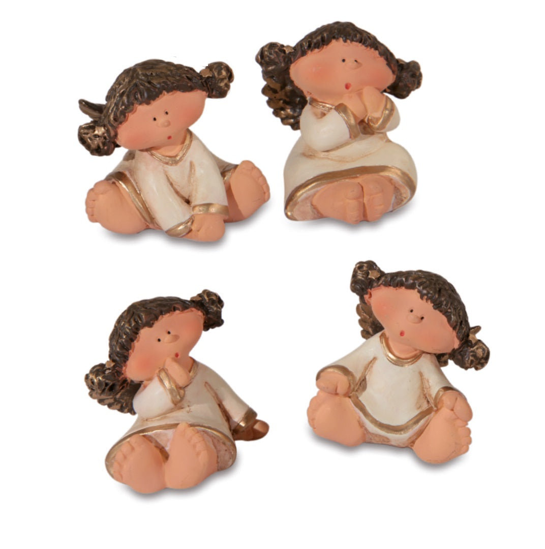Sweet Angels seduti 4cm, 4 pezzi