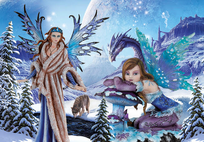 Les Alpes Cartoline 3D Fantasy Fairy Land, 16 x 11cm
