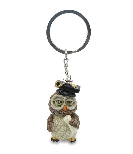 Funny Collection Owls Keychains "Footballer" 4cm, 12 pieces; Price indicated per piece; set with 12 pieces