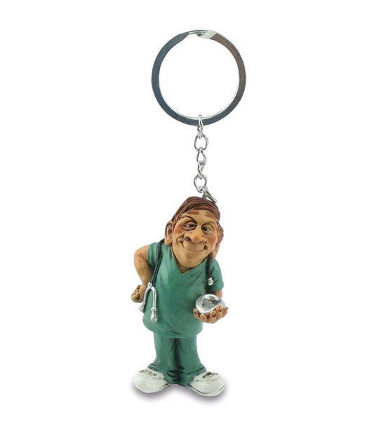Funny portachiavi "Infermiera, 7,5cm, 12 pezzi