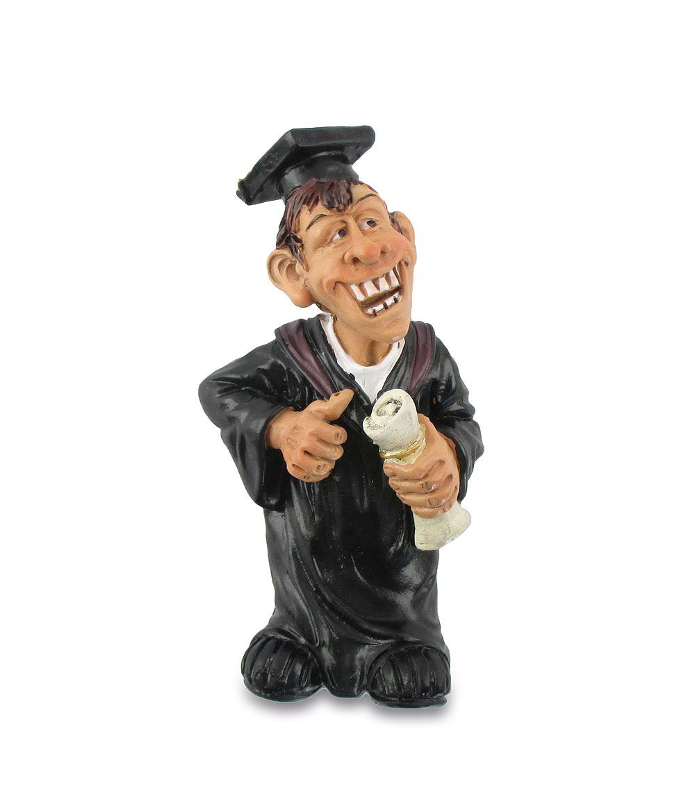 Funny calamita "Laureato", 7cm, 12 pezzi