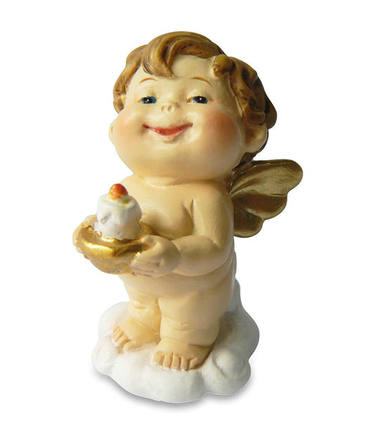 Lucky Angel Collection Angelo 5cm con candela confezione da 8 pezzi