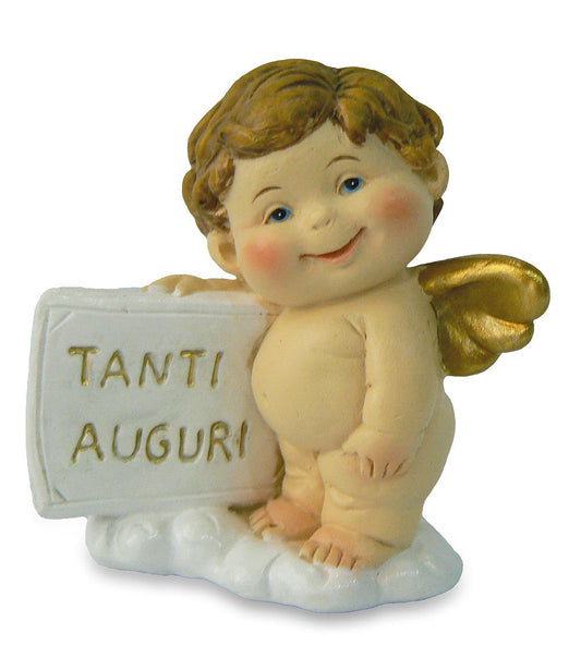 Lucky Angel Collection Angelo 5cm "TANTI AUGURI" confezione da 8 pezzi