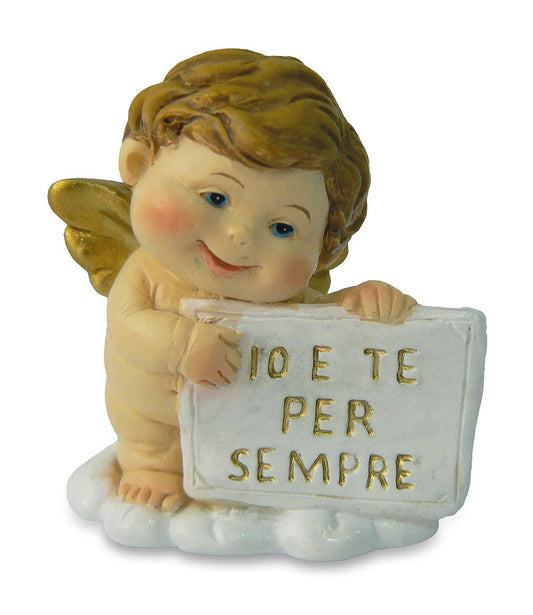 Lucky Angel Collection Angelo 5cm "IO E TE PER SEMPRE" confezione da 8 pezzi