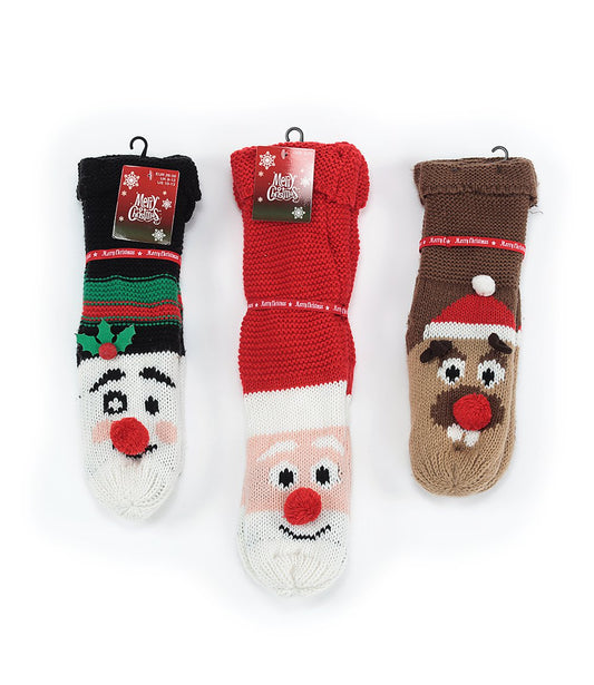 Christmas Kids Home Socks 3 D 20/25+26/30+31/35  3 ass.
