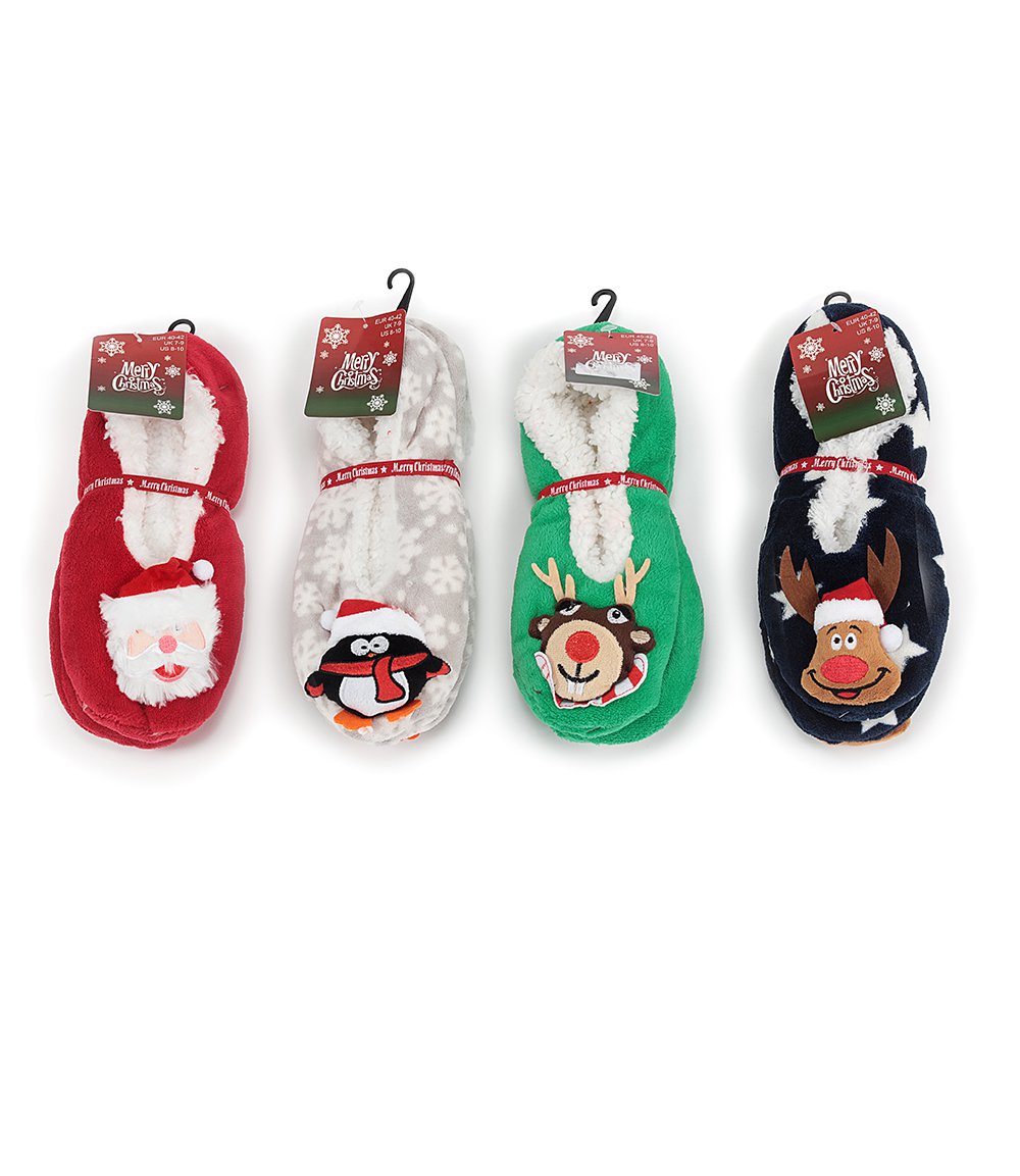 Christmas Ladies Ballerina 3D 37/39+40/42 4ass colori