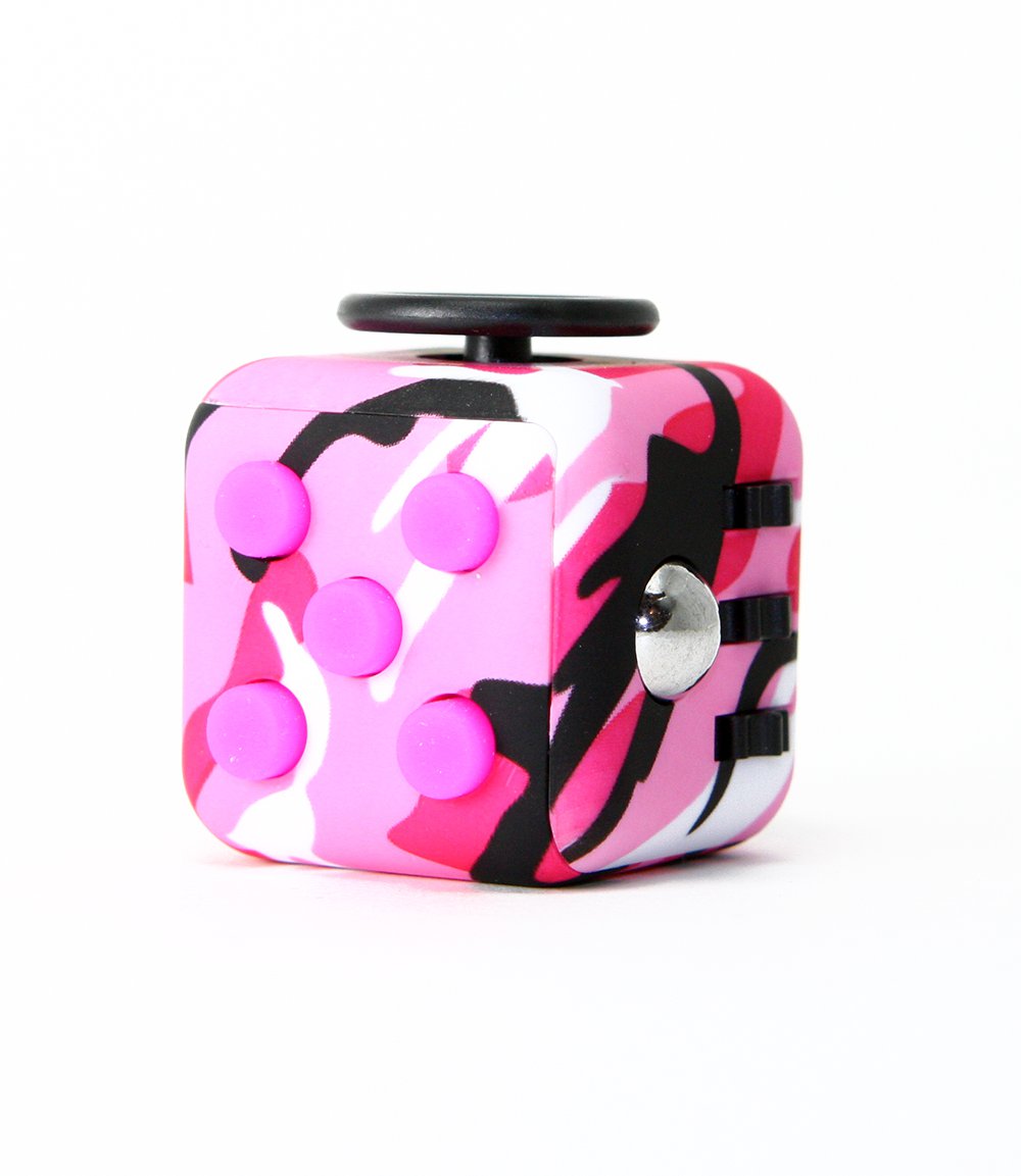 Fidget Cube 3x3 cm LIMITED EDITION Camouflage pink