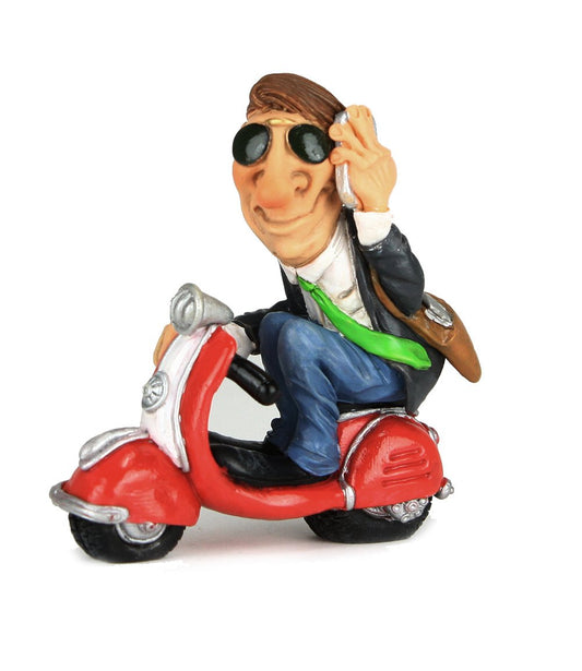 Vespa & Smartphone, 8cm, Funny Social