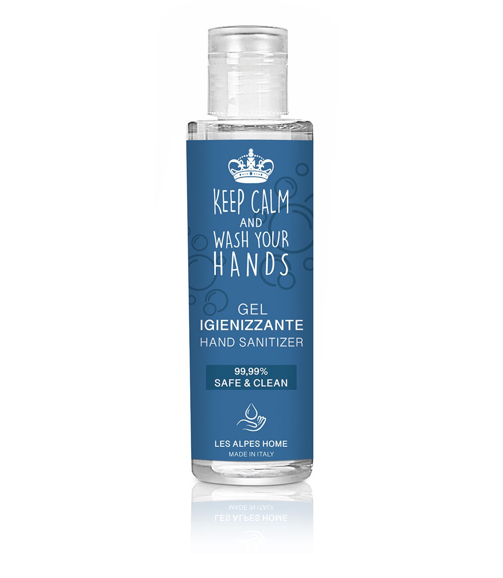 Les Alpes Hyg.Gel 100ml "KEEP CALM AND WASH YOUR HANDS"