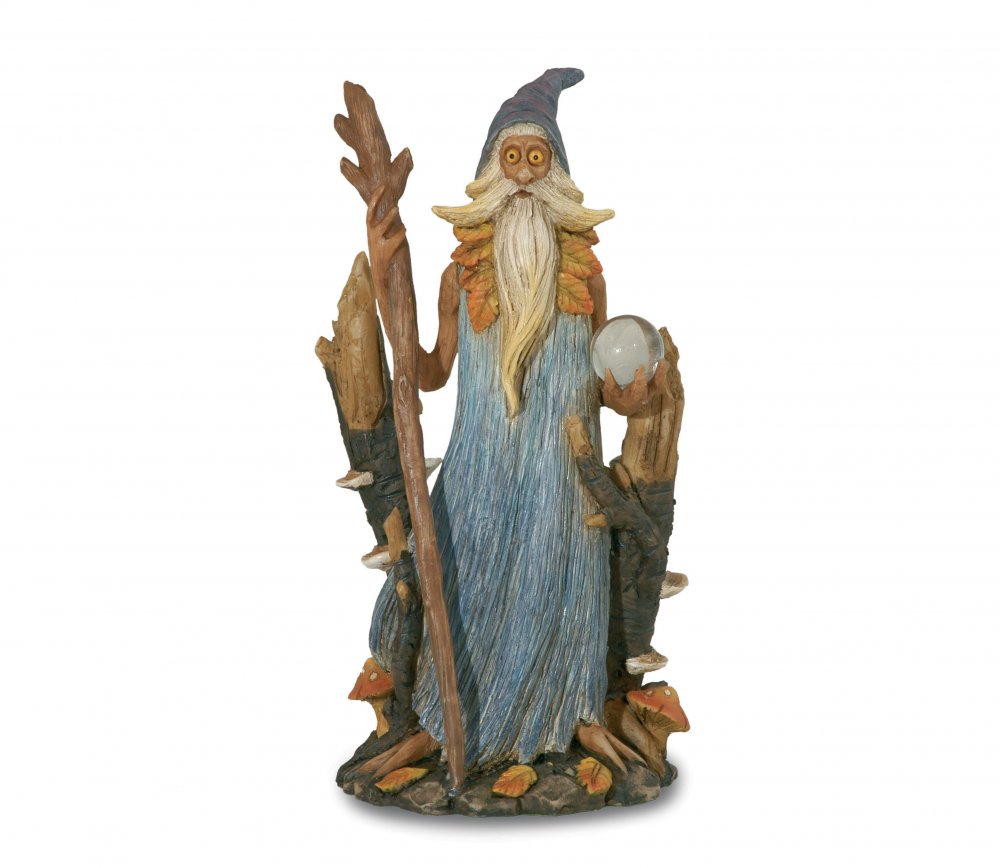Spirito del bosco tronchi/bastone/sfera 15,5cm