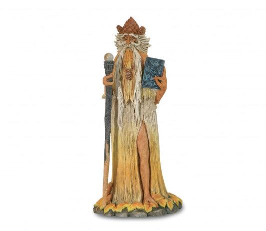 Woodland Spirit Standing with Staff/Book 21.5cm