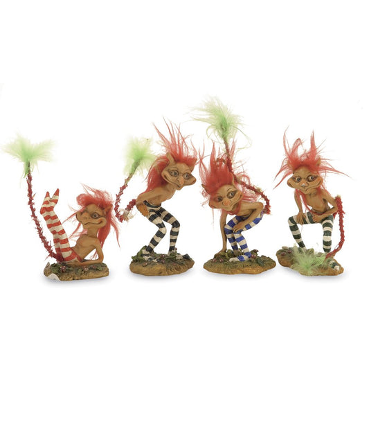 Lucy Trolls, Color Trolls 9cm, 4 pieces
