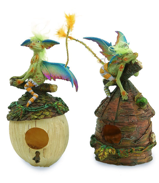 Draghi magici casetta per uccelli, 20cm, 2 pezzi
