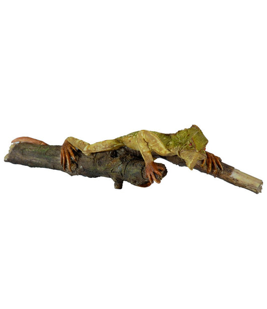 Natural Coll. Lizard on branch, 15.5cm