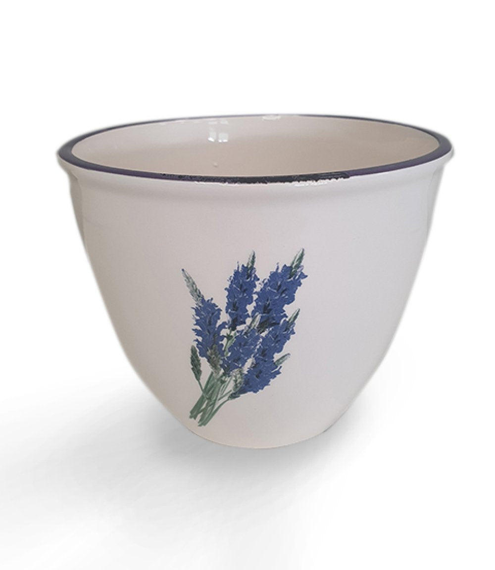 Vaso per fiori con fiore di lavanda 13cm