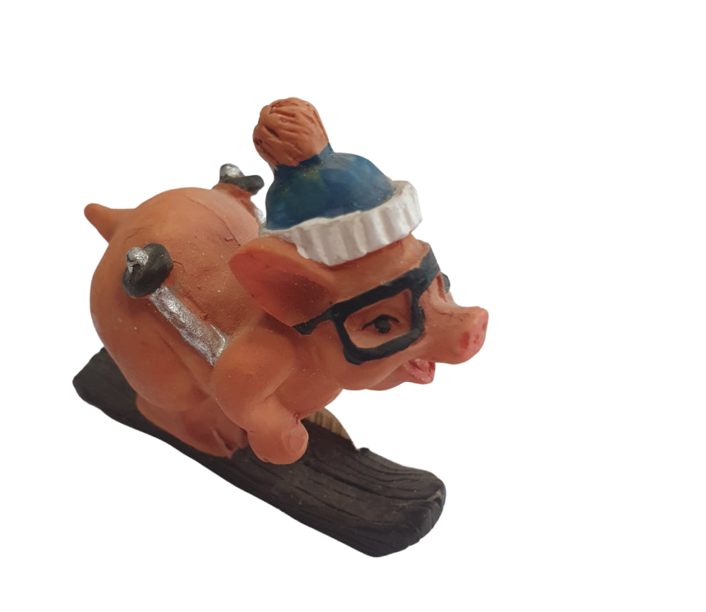 Poly pig lucky charm 6cm
