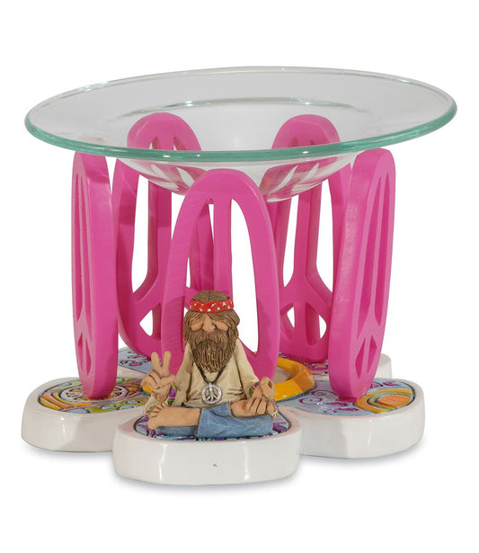 Funny Coll. Hippie Power essence burner 12x12x9 cm