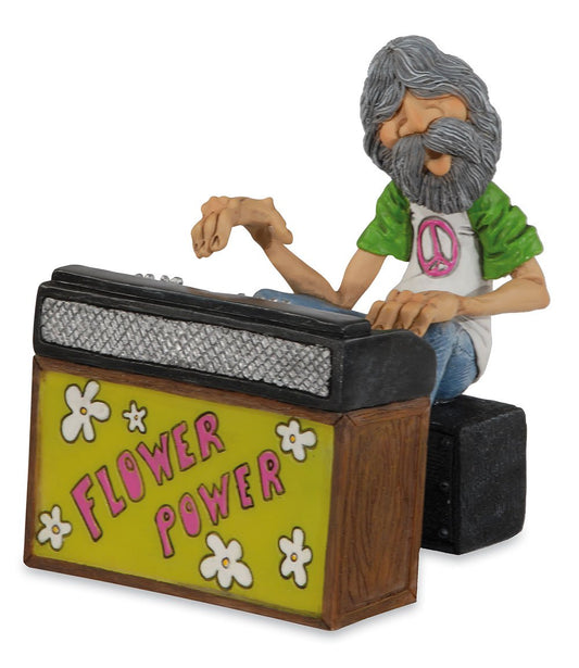Funny Coll. Hippie Power with piano 10x10x13cm