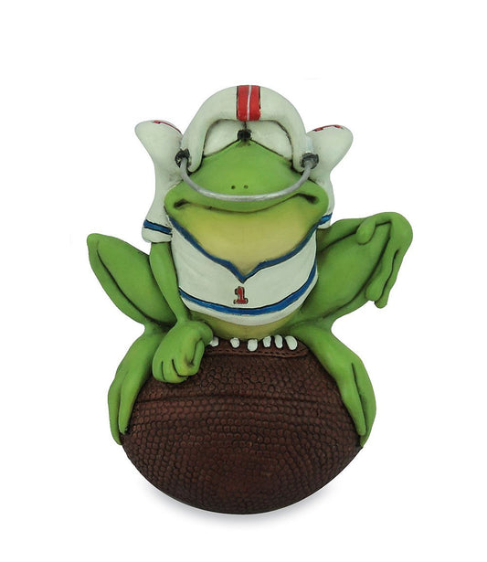 Funny Rana Fred "Campione di Football" 12cm