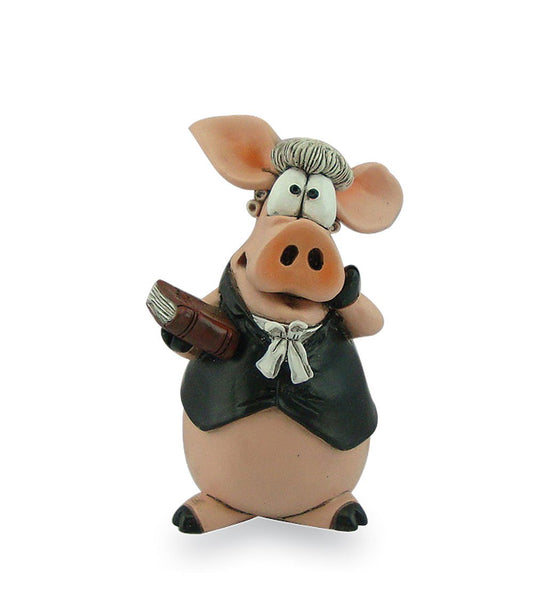 Funny Pig Rolf "Lawyer" 10cm