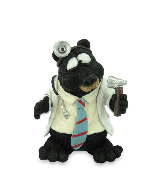 Funny Brown Bear "Doctor" 10cm