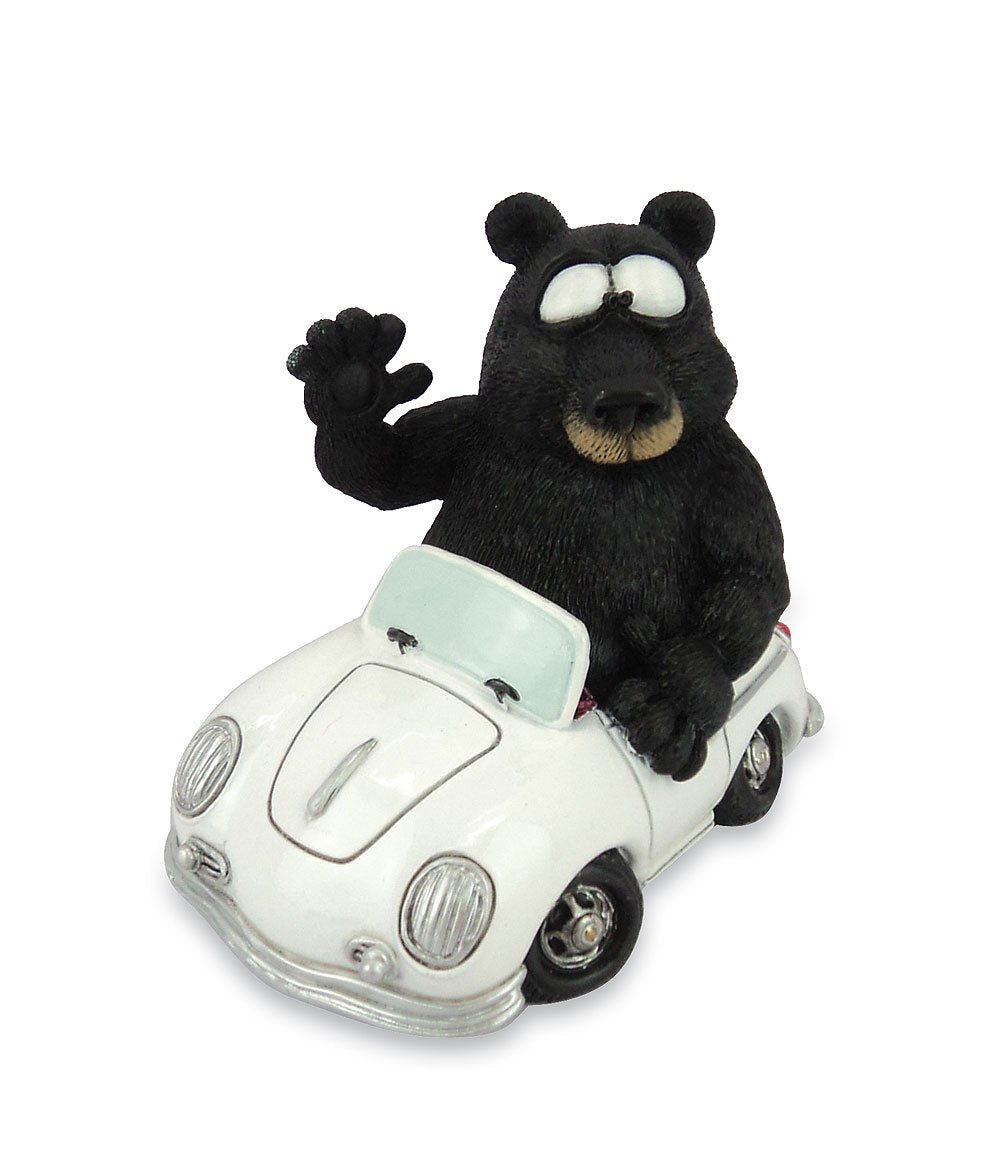 Funny Orso Bruno "Pilota di F1" 10cm
